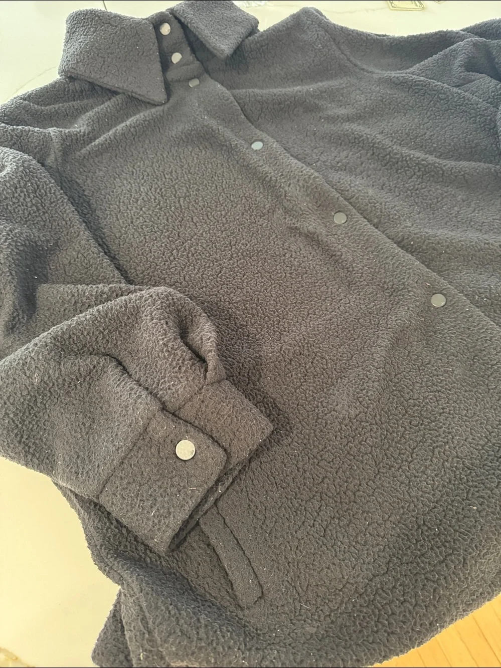 ALO Yoga Black Teddy Sherpa Jacket